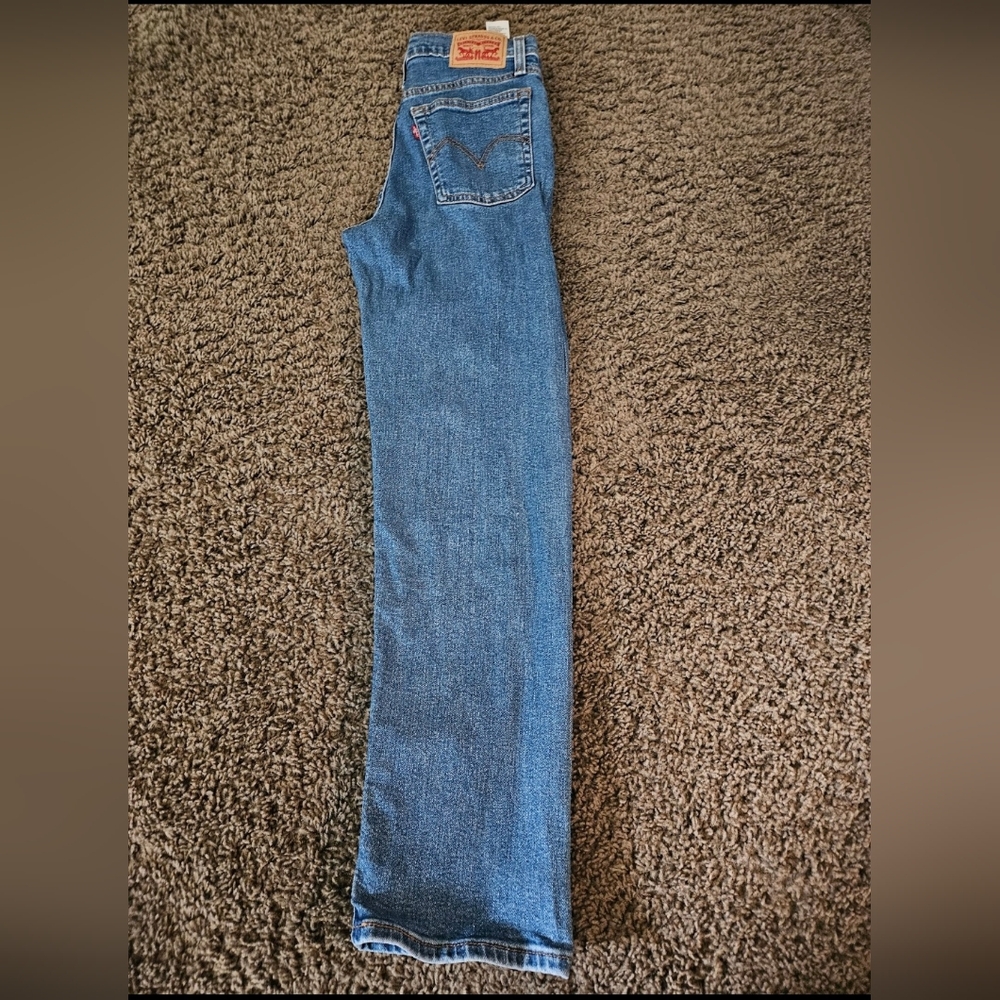 Levi's Womens Wedgie Straight Fit Jeans - Medium Wash Size 26